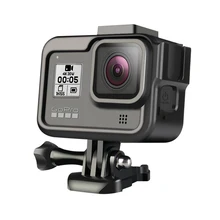 Алюминиевый сплав стандартная защитная рамка чехол для GoPro Hero 8 Черная Спортивная Экшн-камера база Go Pro Hero8 аксессуары