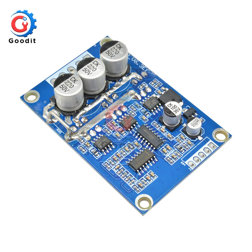 DC 12V-36V 500W PWM Brushless DC Motor Controller No Hall Motor Balancing Automotive Balanced BLDC Car Driver Control Board