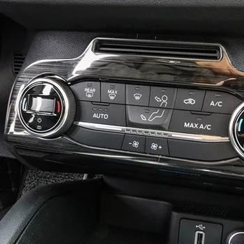 

Car Air Conditioning Knobs Audio Circle Trim for Ford Focus 2019 2020 accessories carstyling