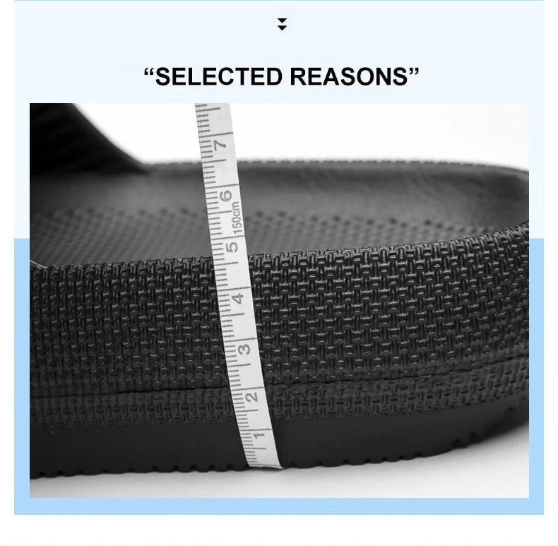 JIEMIAO 2021 Home Men Women 4.5cm Heel Platform Slippers Comfortable Thick Sole Ladies Slippers Non-slip EVA Living Room Indoor