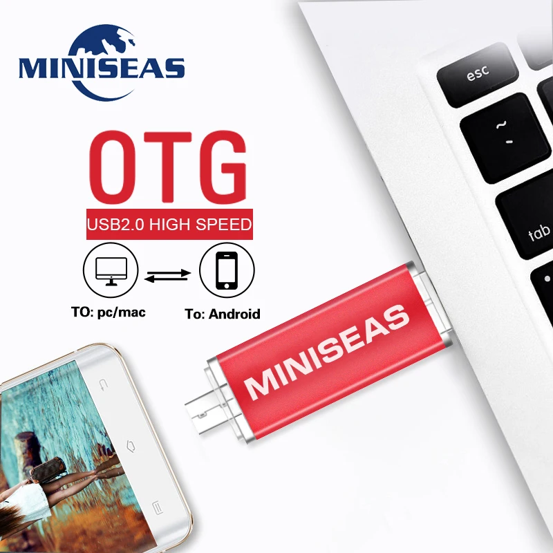 Usb флеш накопитель металлический 9 цветов OTG для телефона 8 ГБ 4 Флешка 64 Гб 32 16