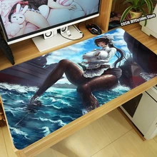  HOT Anime Game Azur Lane Takao Mouse Pad Laptop Mat Tabletop Keyboard Mat Kawaii Gaming Thickened Desk Playmat Drop shipping 
