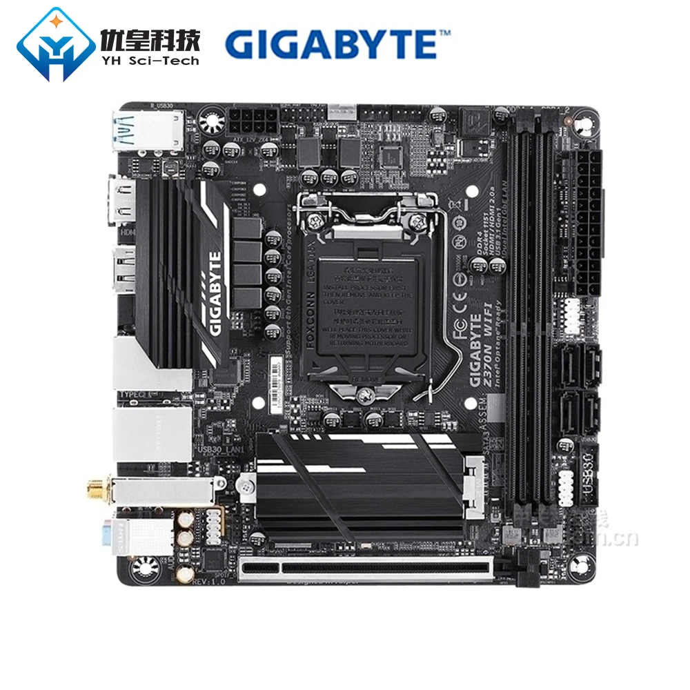 

Original Used Desktop Motherboard Gigabyte GA-Z370N WIFI Socket LGA 1151 Core i7/i5/i3/Pentium/Celeron DDR4 32G Mini-ITX
