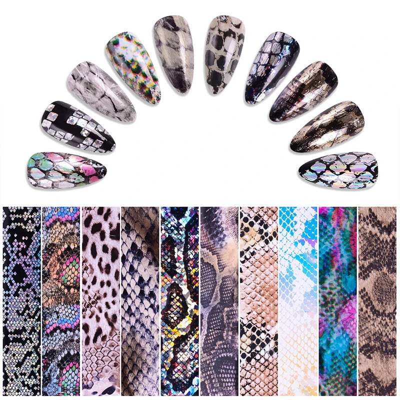 Pink Marble Nail Foils Stickers Holographic Nail Art Transfer Sticker Tips Nail Stripe Wraps Manicure Nail Art Decoration