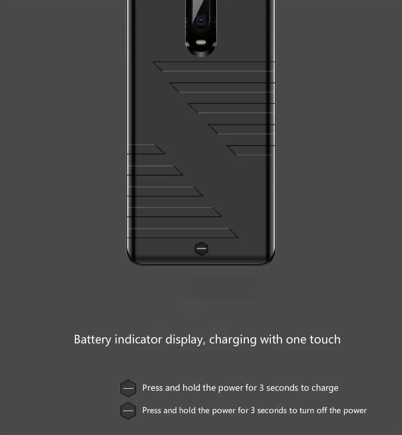 Leioua For Xiaomi Redmi K20 Case Battery Charger Case 6800mAh Extended Backup Charger Power Case For Redmi K20Pro Battery Cover
