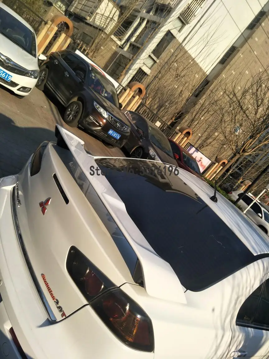 Автомобильный задний багажник спойлер крыло черный для Mitsubishi Lancer Evo X 10 2010