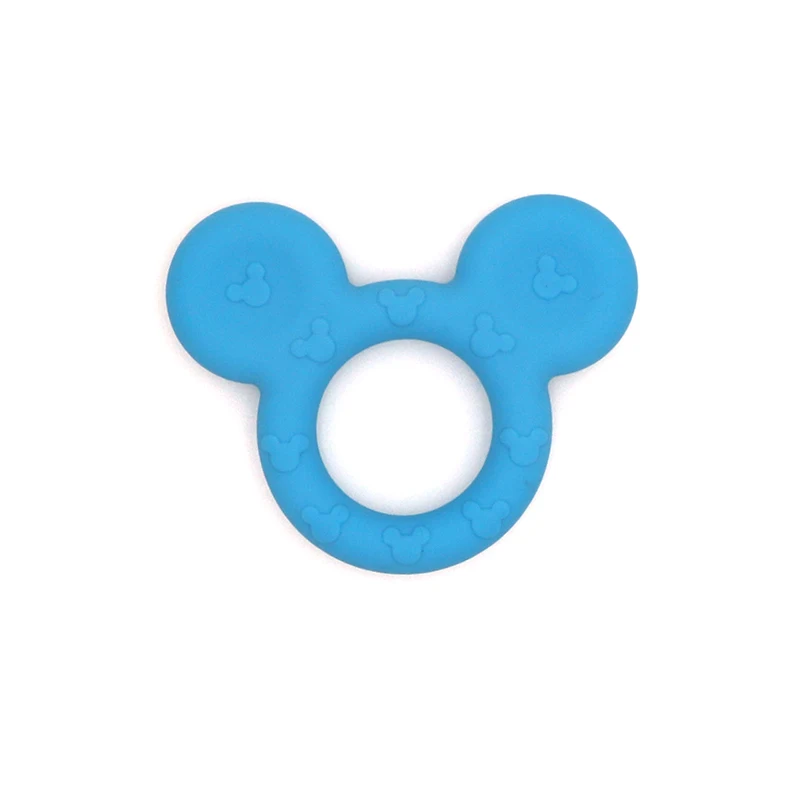 03 Blue Kovict, 1 шт., детский силиконовый Прорезыватель коала, Прорезыватель для зубов, жевательная игрушка для младенцев, Прорезыватель для зубов, бисер, сделай сам, ожерелье, подвеска для кормления, пищевой силикон - Цвет: 03 Blue