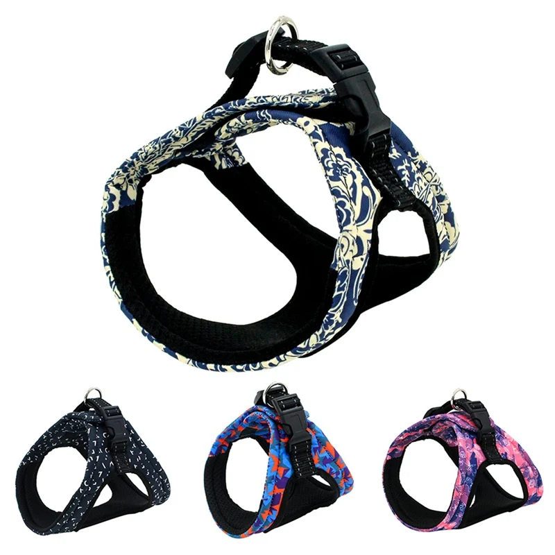 Прочная Светоотражающая шлейка для собак регулируемая сетчатая