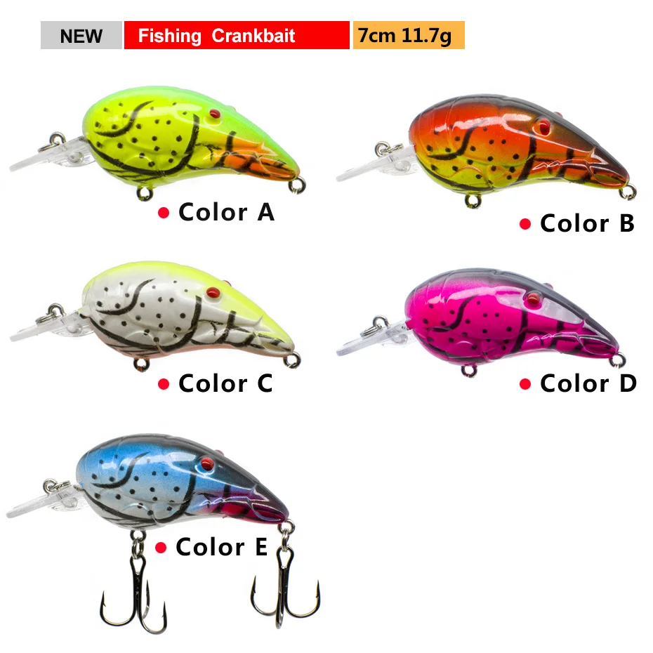 FOVONON Like Crayfish Floating Wobbler Crankbait 7cm 11.7g Fishing Lure  Jerkbait Bait Perch Pesca Wobblers Fishing Lures