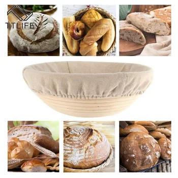 

TTLIFE Hot Bread Fermentation Rattan Basket Country Bread Baguette Dough Storage Baskets Tasting Proving Baskets Supplies