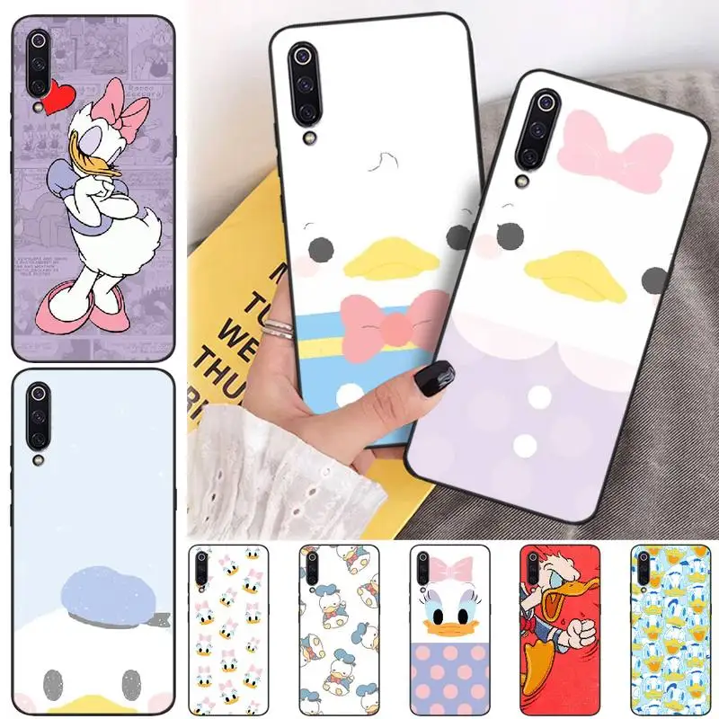 

ByLoving Cartoon cute duck funny Cover Black Soft Shell Phone Case for xiaomi mi 8 9 8SE 9SE 8Lite mix2 2S max2 3 Pocophone F1