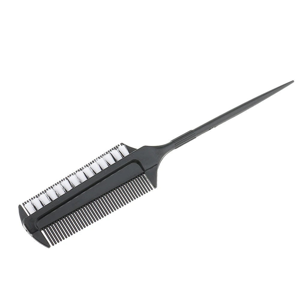 Salon Hairdressing Hair Coloring Dyeing Comb, Color Dye Tinting Brush, Hair Tint Sectioning Comb