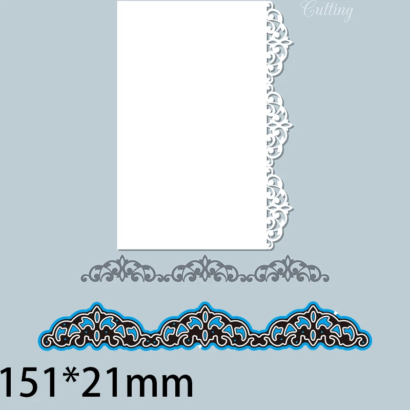 

151*21mm Hollow Lace Metal cutting Dies Craft Embossing Scrapbooking paper craft Greeting Card