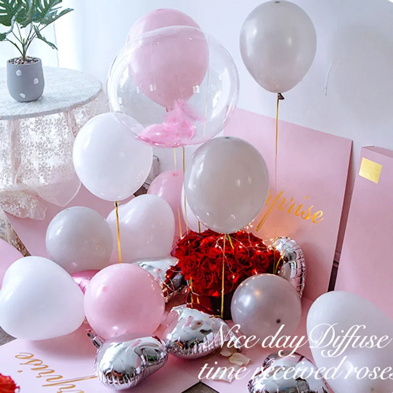 

DIY Surprise Love Balloon Explosion Box Gift Explosion for Anniversary Wedding Decoration Mariage Happy Birthday Gift