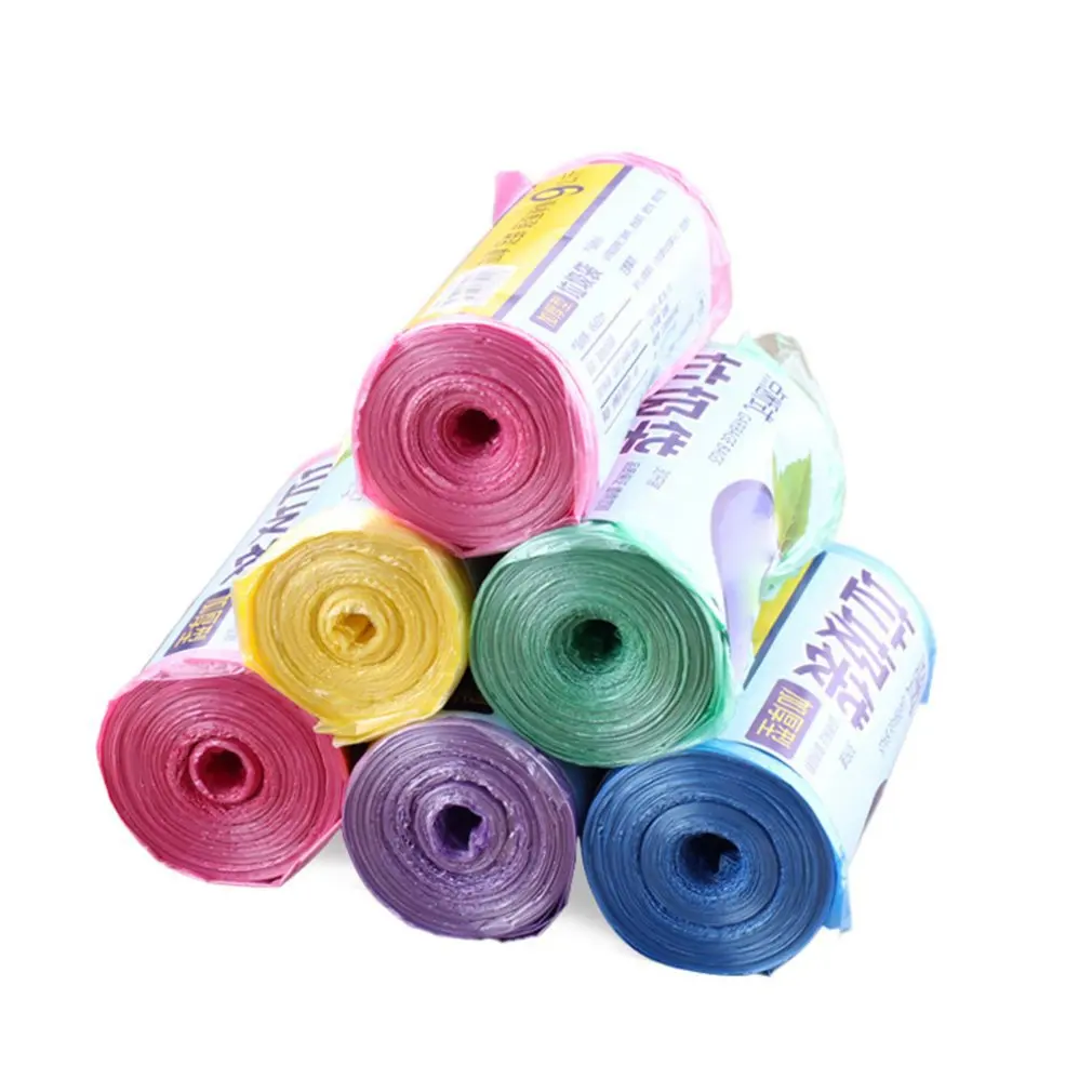 

3 Roll Garbage Bag Trash Bags Durable Disposable Plastic Home Kitchen Bathroom Disposable Garbage Drain Dustbin Garbage Bag