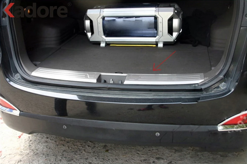 Для hyundai Tucson IX35 2010 2011 2012 внутренняя защитная накладка на задний бампер из