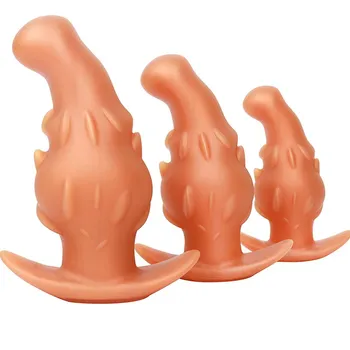 Spike Anal Dildo Go-Out Strap On Masturbators Anal Plug Sex Toys For Women Men Vaginal Anus Butt Plug Dildos Wearable Anal Toys 2