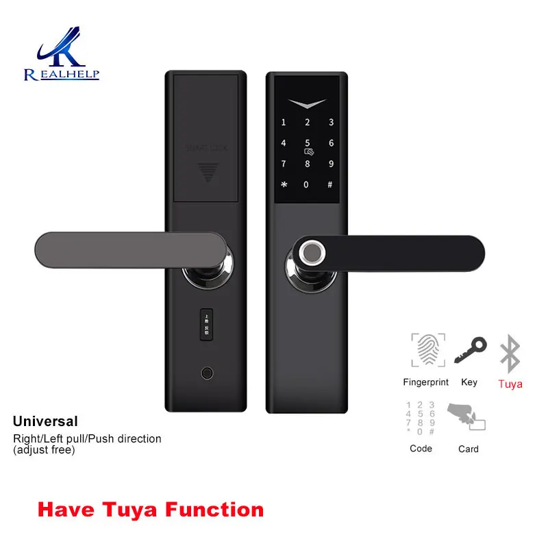 chamberlain remote Apartment Home Intelligent Fingerprint Lock Security WIFI Alexa/Tuya App Smart Lock Controll Wireless Remote Control Door Lock digital door lock Access Control Systems