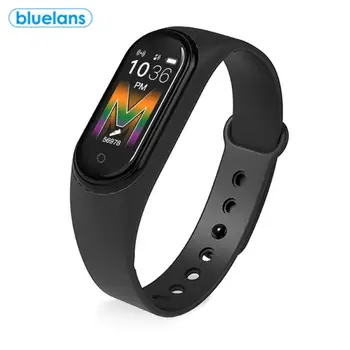 

M5 0.96inch Bluetooth Connection Heart Rate Monitoring Built-In Sports Mode Camera Control Music Smart Wristband Bracelet