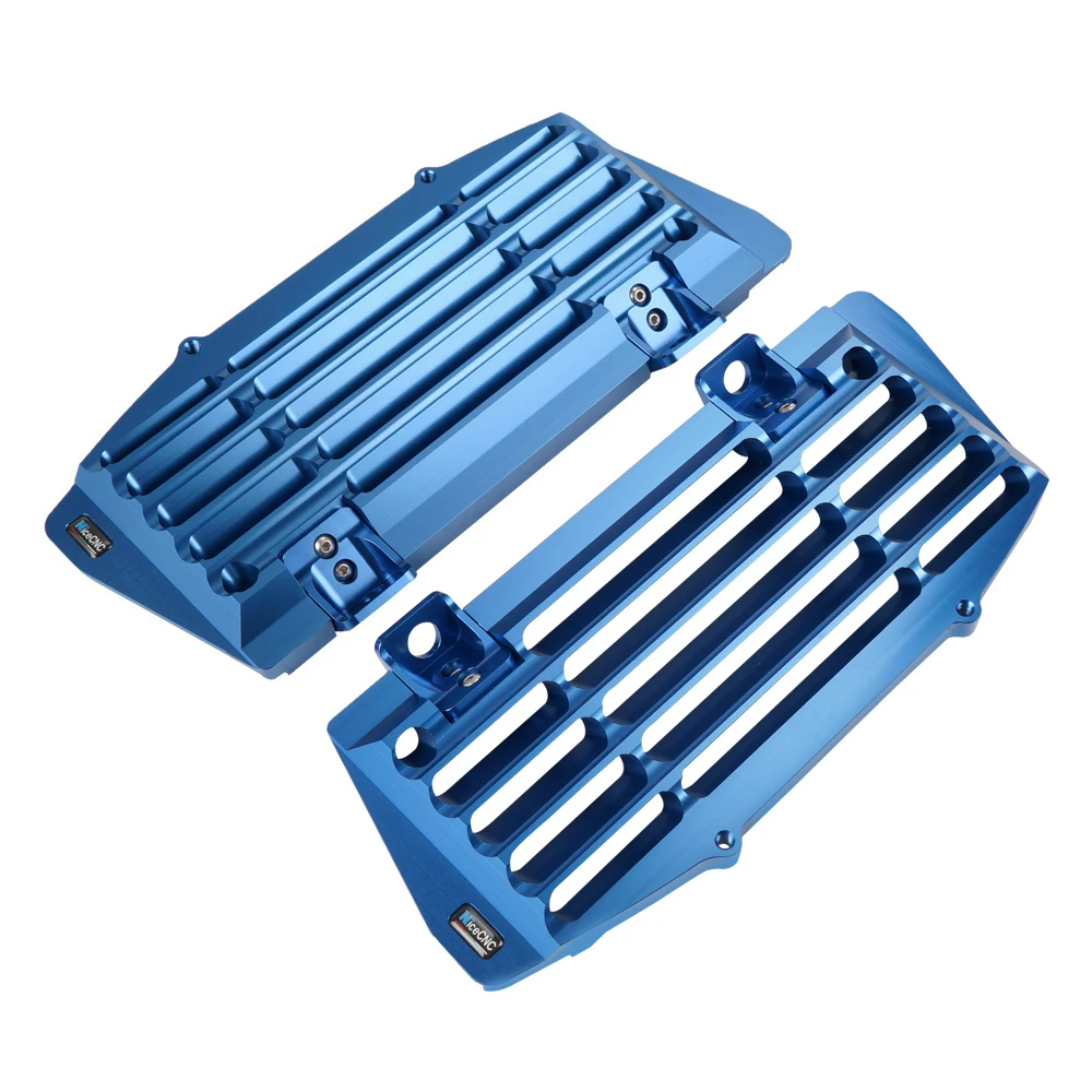 QIDIAN Moto Aluminium radiateur Garde Gril Couverture réservoir d/'eau Refroidisseur Lunette Protecteur pour Duke 125 250 390 2017-2020