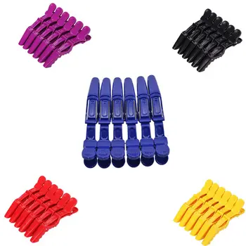 

6PCS Hair Clips Mouth Professional Hairdressing Clips Alligator Hairpins Salon Hair Care Styling Tools