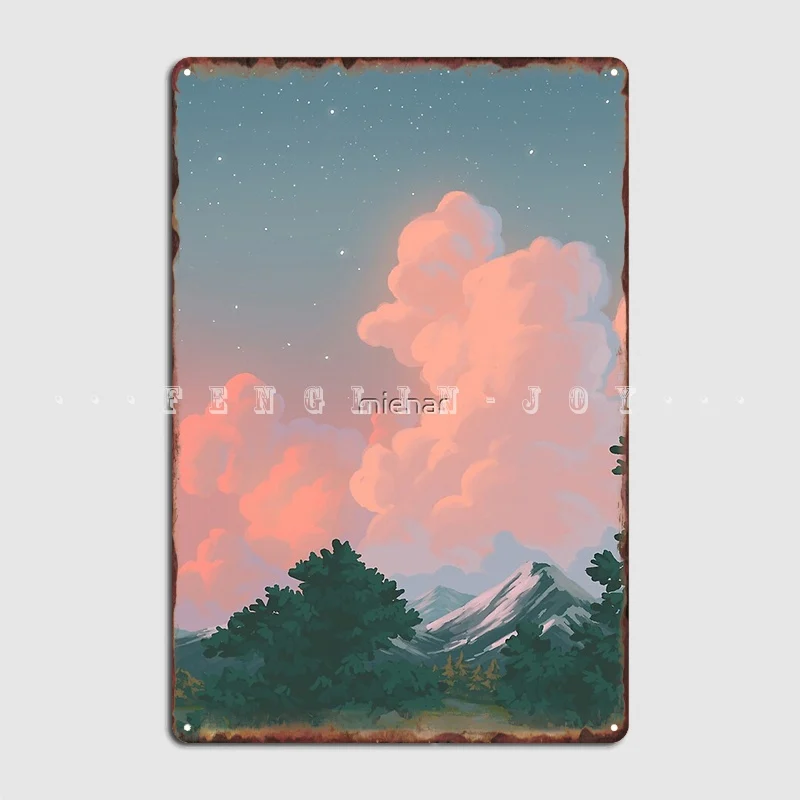 

Ландшафтный учебный металлический плакат с табличкой, клубный проектирующий Настенный декор, оловянные плакаты с знаками