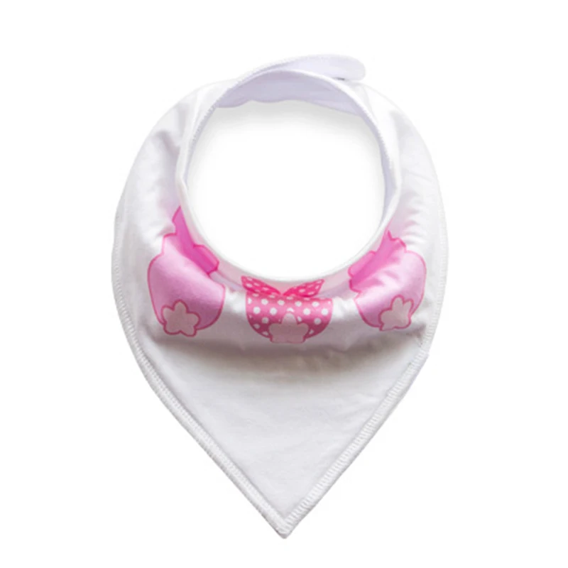 Baby Cotton Gauze Bib Saliva Towel Non-waterproof Hiccup Towel Soft Triangle Towel Newborn Comfort Towel Printed Saliva Towel Silicone Anti-lost Chain Strap Adjustable 