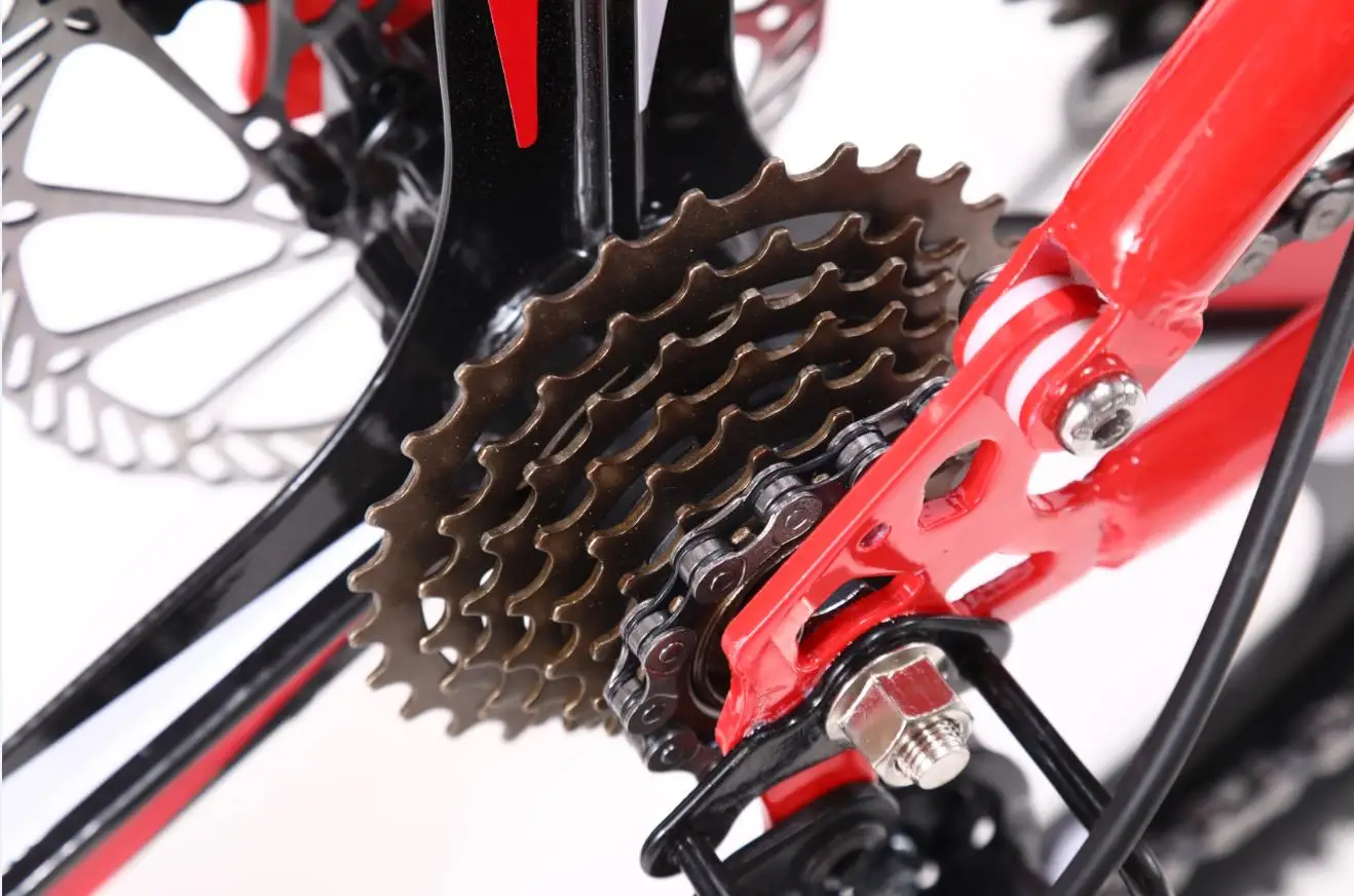 KINGTONG Double disc brake 21/24/27 Speed Mountain Bike 24/26inch Fat Tire Bikes Shock Absorbers Bicycle Free Delivery Snow Bike