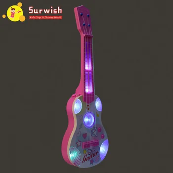 

Children 4 Strings Electronic Ukulele Musical Instrument with Light - 626B