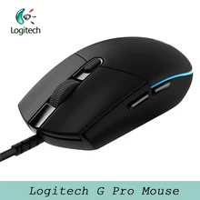 Оригинальная игровая мышь logitech G Pro, профессиональная Проводная мышь с PMW3366 12K и HERO 16 K, опционально RGB для геймеров, использующих электронные виды спорта