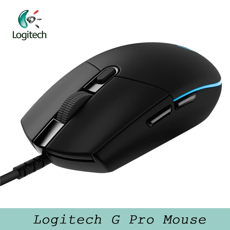 Оригинальная игровая мышь Logitech G Pro профессиональная Проводная с PMW3366 12K и HERO 16K