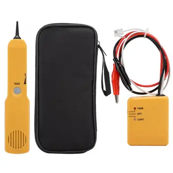 

Multi-Functional Cable Tracker Kit Telephone Cable Finder With Transmitter Receiver New