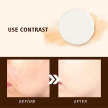 Водонепроницаемый макияж стойкая пудра масло-чехол для пульта пятен легко наносится макияж порошок двухслойный прессованный порошок