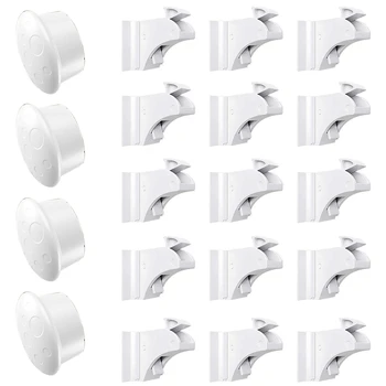 

Cabinet Locks 26 Pack, 4 Keys - netic Child Safety Cabinet & Drawer Locks, Baby Proof Your Home in Seconds, Best