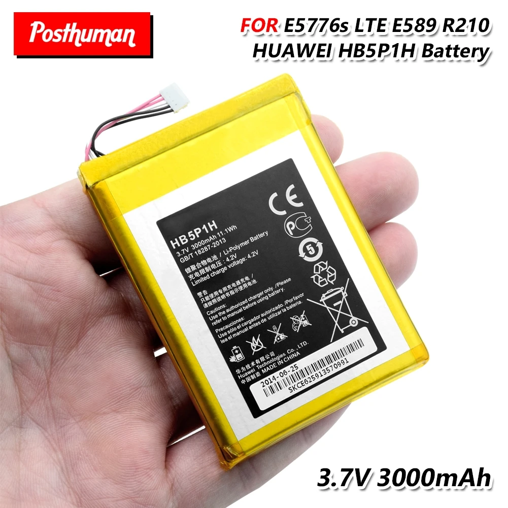 Сменный литий полимерный аккумулятор HB5P1H для маршрутизатора Huawei E589 R210 E5776S 22 32 501