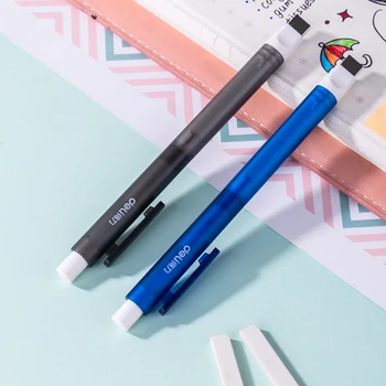 

Creative Pencil Rubber Erasers Retractable Artist Drawing Sketch Design Pen Type Press Eraser School Supplies Stationery