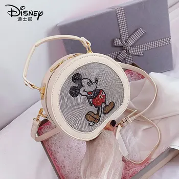 

Disney New PU Women Shoulder Messenger Bag Mickey Mouse Handbag Girls Fashion Cartoon Minnie Tote Shopping Bag Travel Bag 2020
