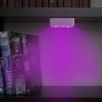 

2Pcs UV Sterilizer Light Wall Mounted Motion Sensor Cabinet Closet UV Night Light Sterilizer Lamps for Kitchen Bathroom Wardrobe