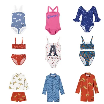 

Pre-sale Children's Swimwear 2020 Summer New BC Baby Boys Girls Swimwear Kids Straps Cute Printed Swimwear One-piece Swimsuit