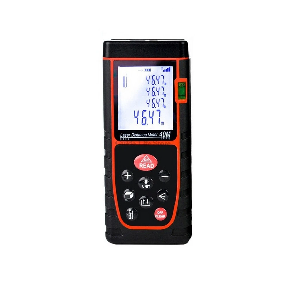 Laser Distance Meter Laser Range Finder Rangefinder Metro Digital Laser Tape Measure Ruler Roulette tool 40M 60M 80M 100M