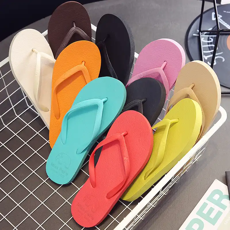 Female Slippers Street Summer Fashion Casual Korean Style Soft Soled Sandals Beach Flip Flops Women S Light Flip Flops Aliexpress