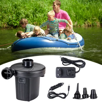 

150W Electric Air Pump Inflatable Airbed Yoga Ball Outdoor Kayak Boat Cushion Swimming Pool Sofa Inflator EU Plug