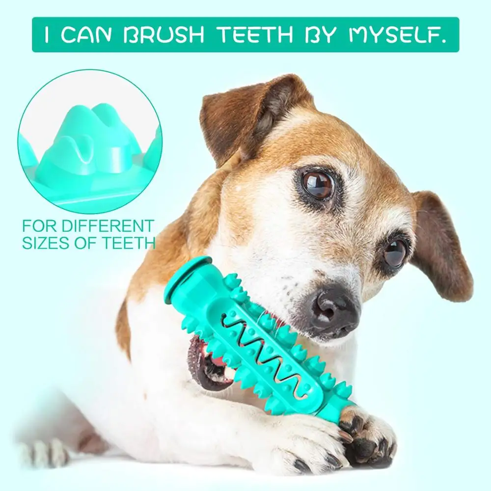 

Dog Chew Toy Pet Medium Large Dog Teeth Aggressive Toothbrush Brushing Stick Bone Extremely Durable Oral Dental Care For Dogs