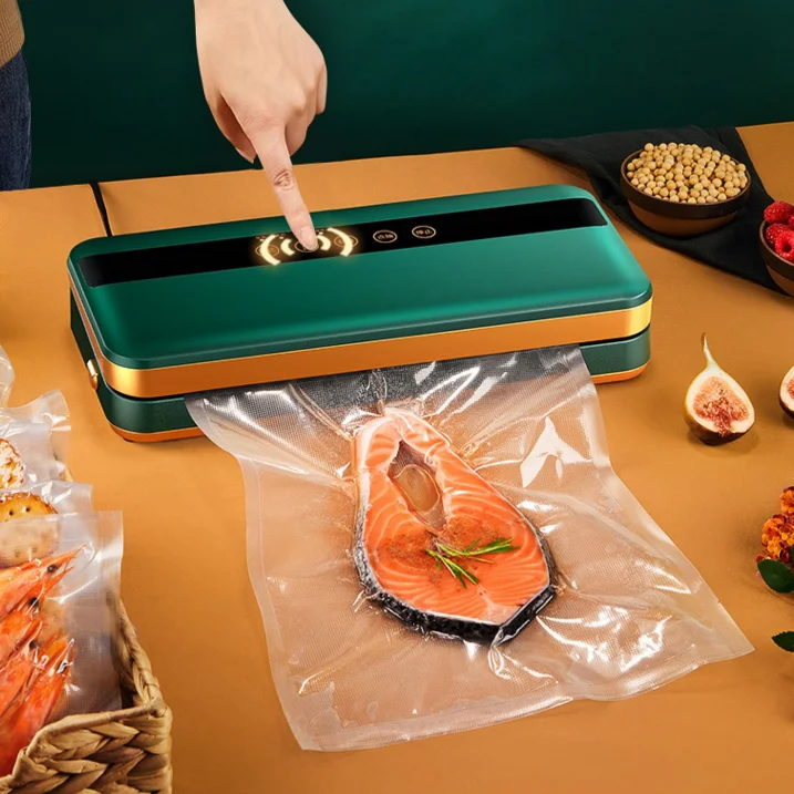 Food preservation small household automatic compressed bag packaging commercial vacuum sealing machine J05