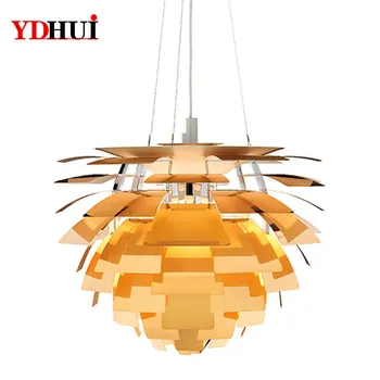 

Modern personality contracted pinecone droplight sitting room dining-room lamp act the role ofing aluminum alloy Nordic creative