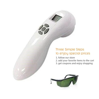 

LLLT Medical Cold Laser Therapy Device Reduce Pain Massage accelerates Healing Home Use Portable Free Laser Goggles