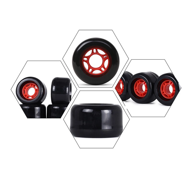 Skateboard Wheels Elastic Long Board Cruiser 4pcs/set Accessories Sports Hobbies