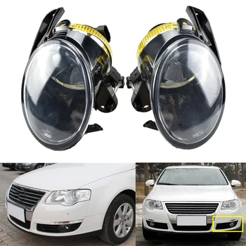 

2pcs Front Halogen Fog Light For Passat B6 3C 2006 2007 2008 2009 2010 2011 Fog Lamp With Bulbs And wire