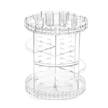 

360-degree Rotating Makeup Organizer Box Multi-function Cosmetic Storage Box Acrylic Home Storage Organizer