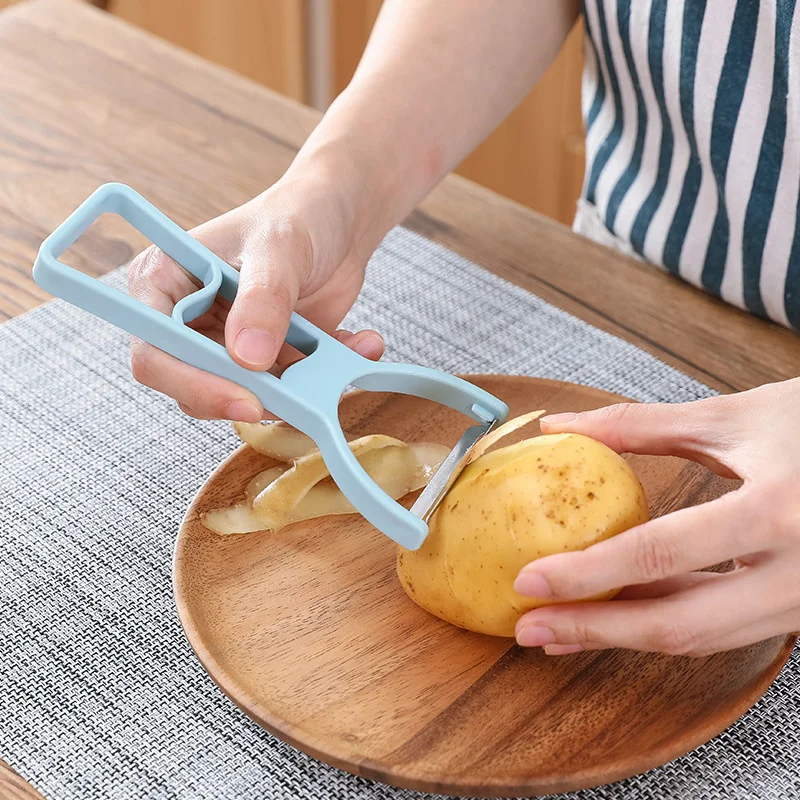 

Dual Fruit Vegetable Peeler Cutter Sharp Stainless Steel Potato Carrot Grater Planing Slicer Kitchen Tools Kitchen Gadgets